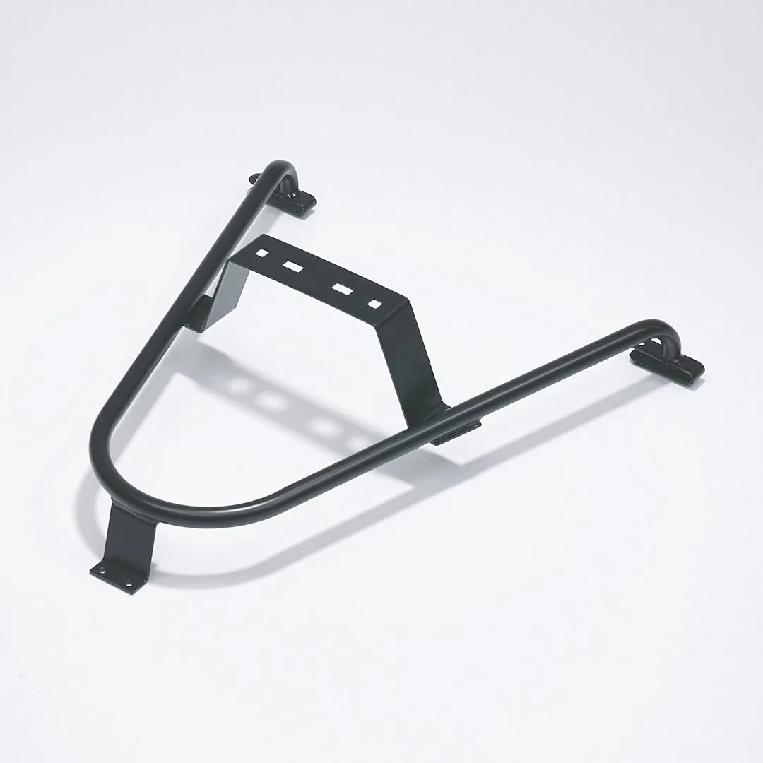 TC100 – SURCO Spare Tire Carrier, Rear Driver Side Door Mount Black Stainless Steel Custom Fit